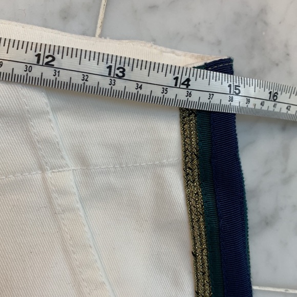 Pam & Gela ribbon embellished white jeans. - Picture 2 of 12